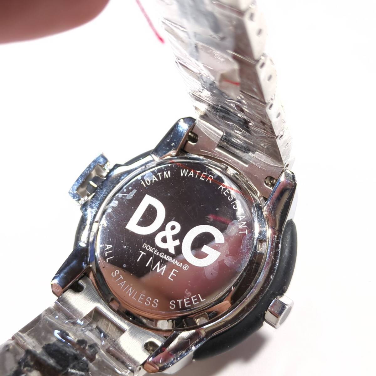 CM126AA D&G TIME ドルチェ＆ガッバーナ IBIZA ROCKS イビザロック メンズ腕時計 DW0078 シルバー Dolce & Gabbanaの画像5