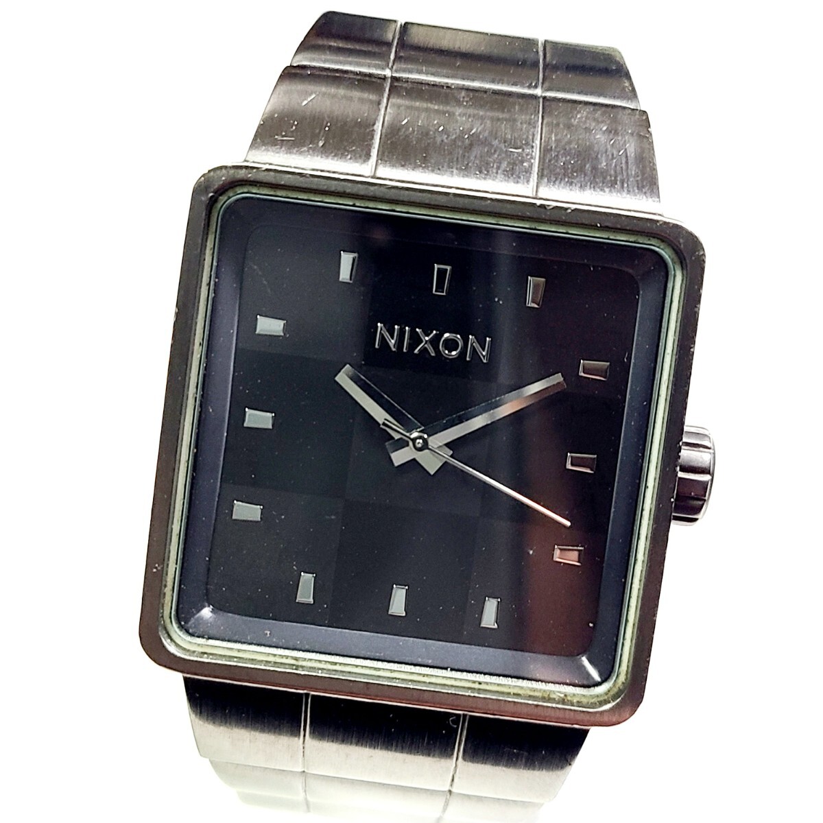 CM101LL NIXON ニクソン THE QUATRO クアトロ フルスロットル 腕時計 ステンレススティール ブラック クォーツ ブラック系 メンズ