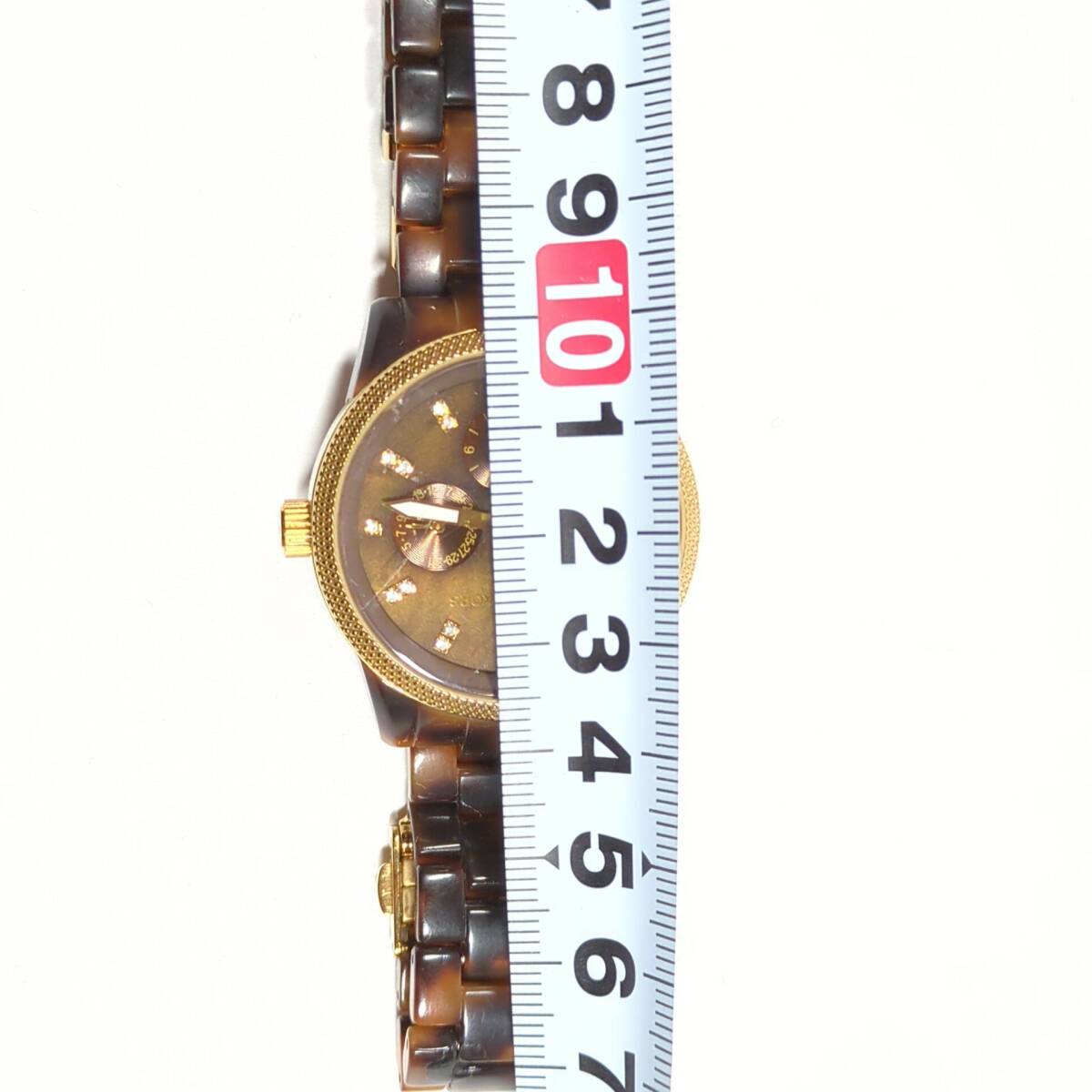 CM153AA MARC BY MARC JACOBS マークバイマークジェイコブス 腕時計 リストウォッチ MK5038　チョコレート×べっ甲_画像5