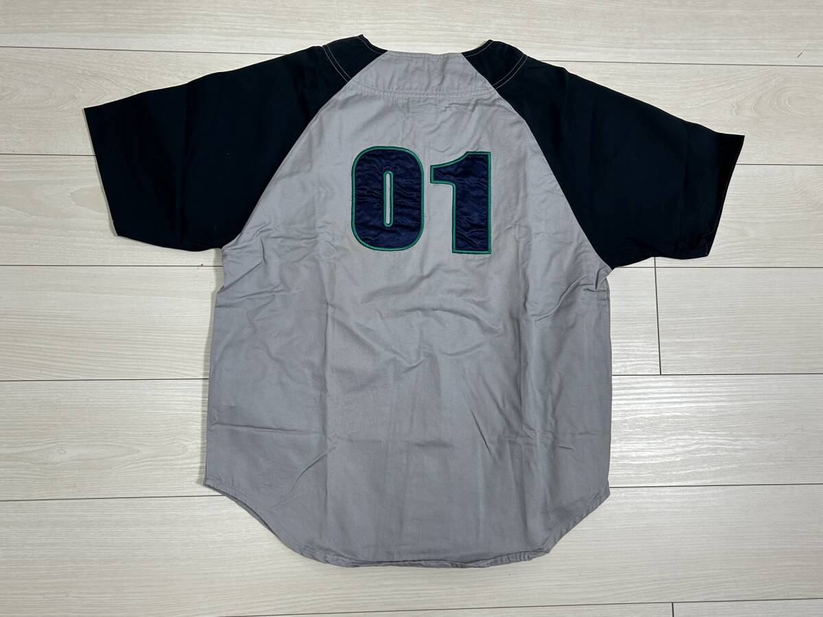 ★MLB マリナーズ MARINERS ユニフォーム 01 Mサイズ コットン★の画像4