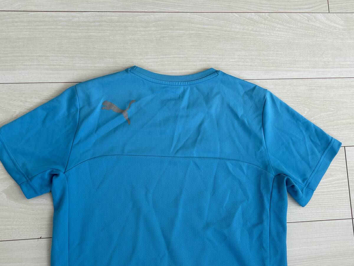 ★PUMA プーマ 半袖 Tシャツ 水色 メンズ Lサイズ 速乾/ドライ★の画像6