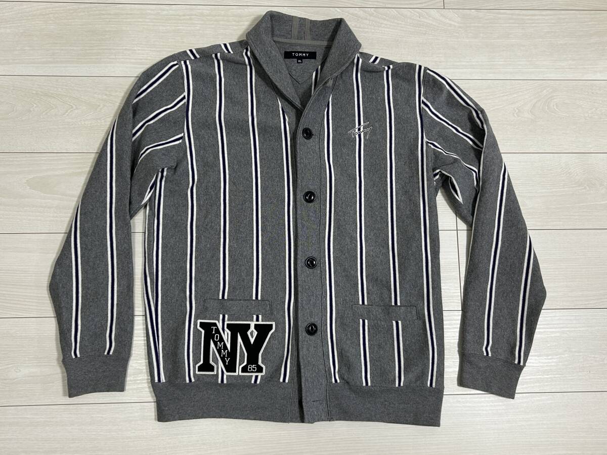 ★TOMMY トミーヒルフィガー メンズ ジャケット XLサイズ ワッペン 刺繍★の画像1