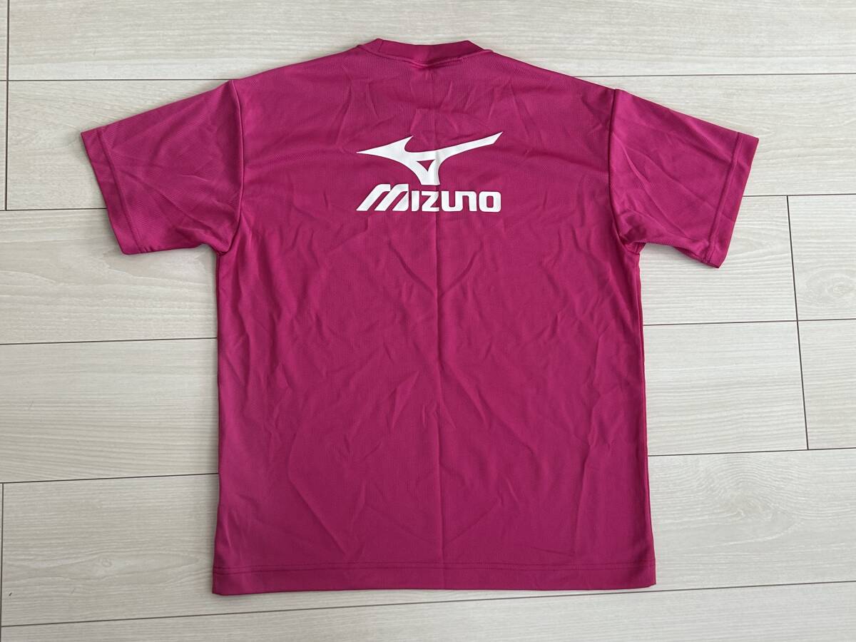 ★ミズノ MIZUNO 半袖Tシャツ ロゴT サイズS ピンク 速乾/ドライ★の画像2