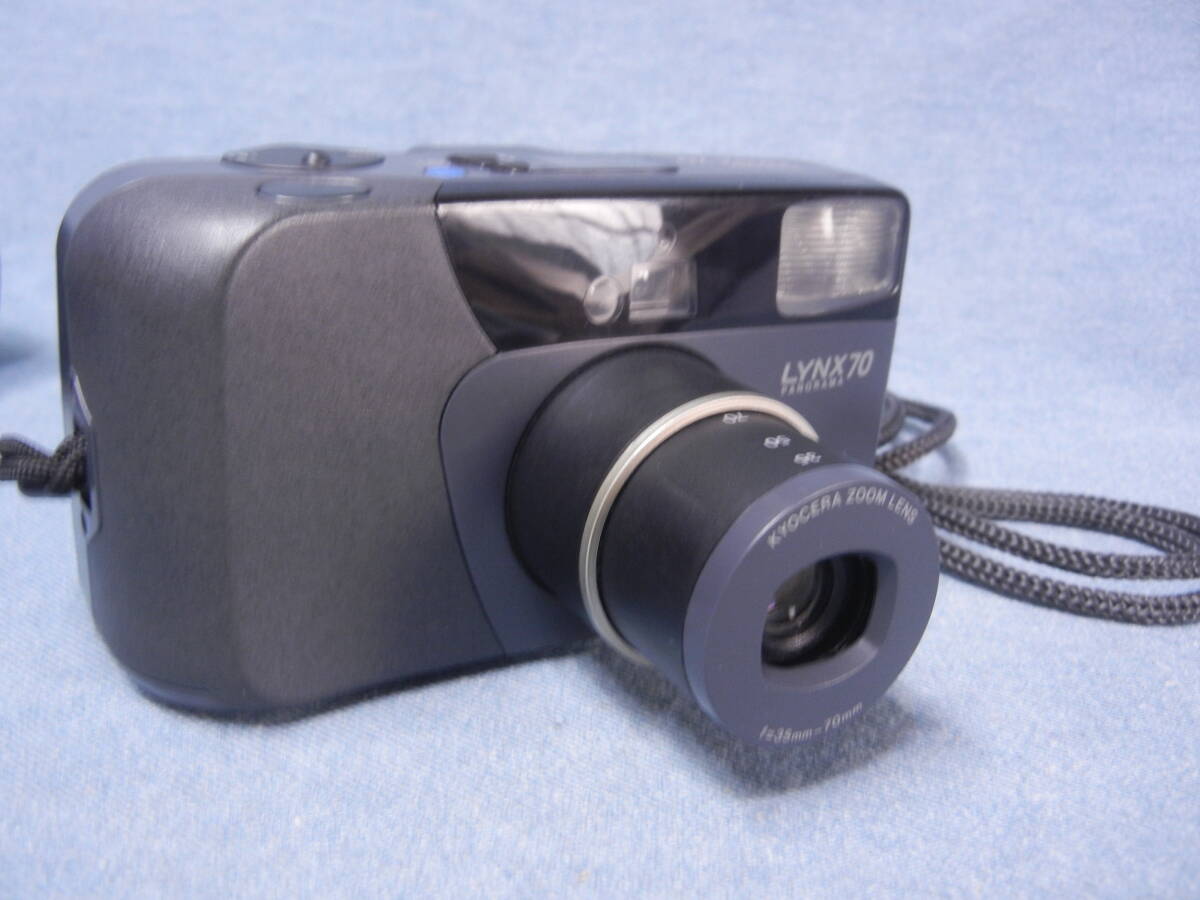 KYOCERA 京セラ　LYNX70　コンパクトフィルムカメラ　レンズ：f=35mm-70mm　通電　シャター作動_画像4