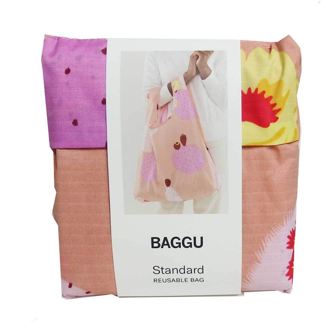 新品未使用BAGGUスタンダードエコバックPink CactasFlower_画像3