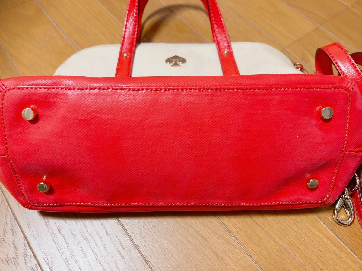 ケイトスペード オレンジバイカラー2wayバッグkate spade ハンドバッグ 2way ショルダーバッグ