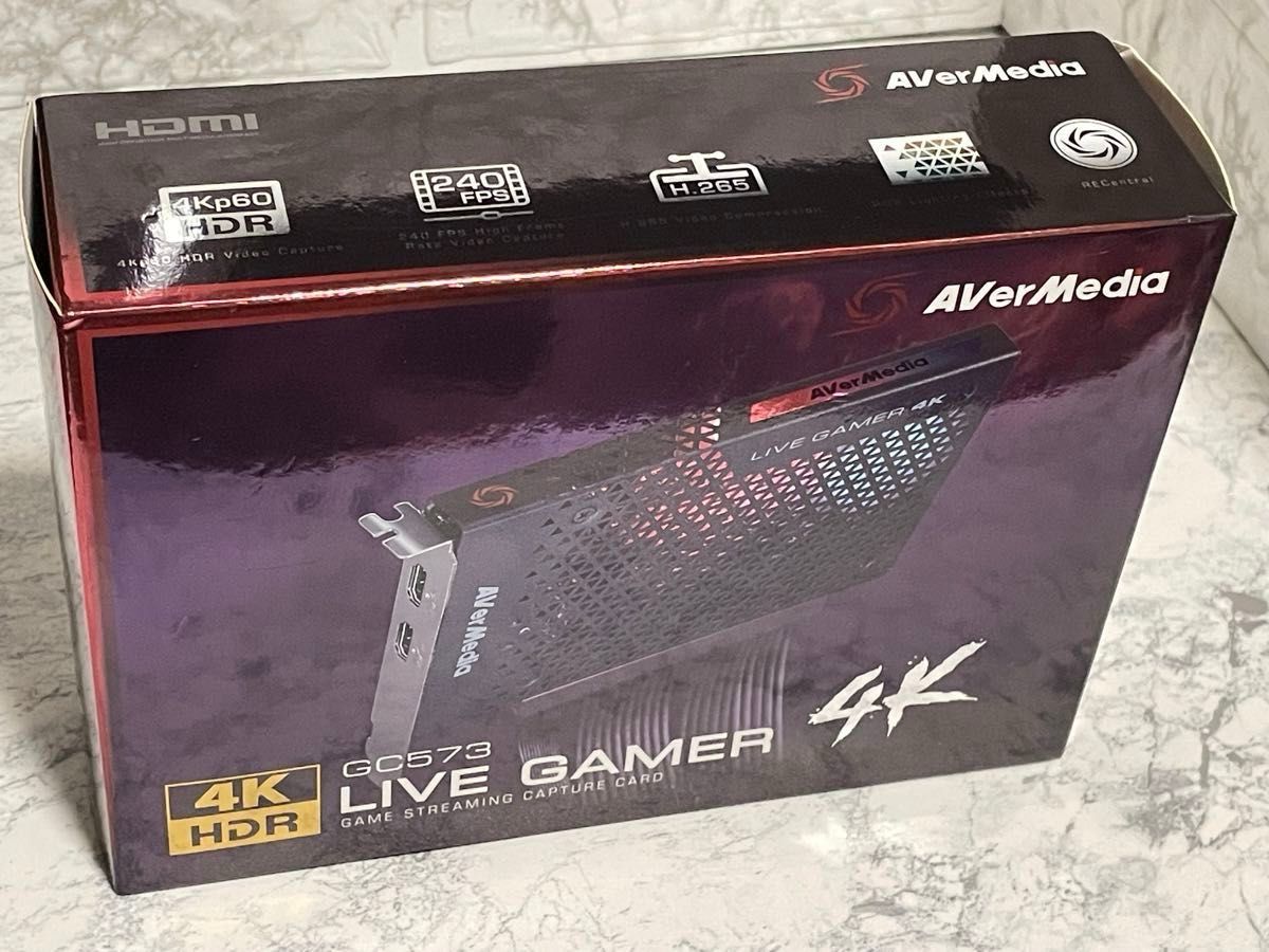 AVerMedia Live Gamer 4K GC573  4Kパススルー対応PCIe接続ゲームキャプチャーボード中古動作確認済