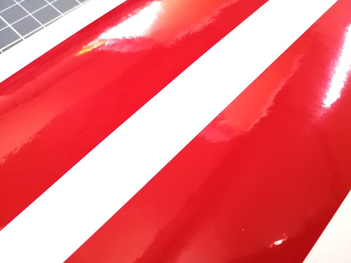 XJR1200 RZスタイル タンクラインステッカーセット 白車用 レッド/ブルー（赤/濃紺） 外装デカール
