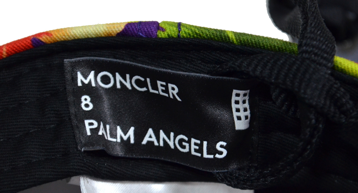 未使用品 新品級 モンクレールジャパン取り扱 MONCLER モンクレール パームエンジェルス PALM ANGELS キャップ size UNI メンズ カジュアルの画像3