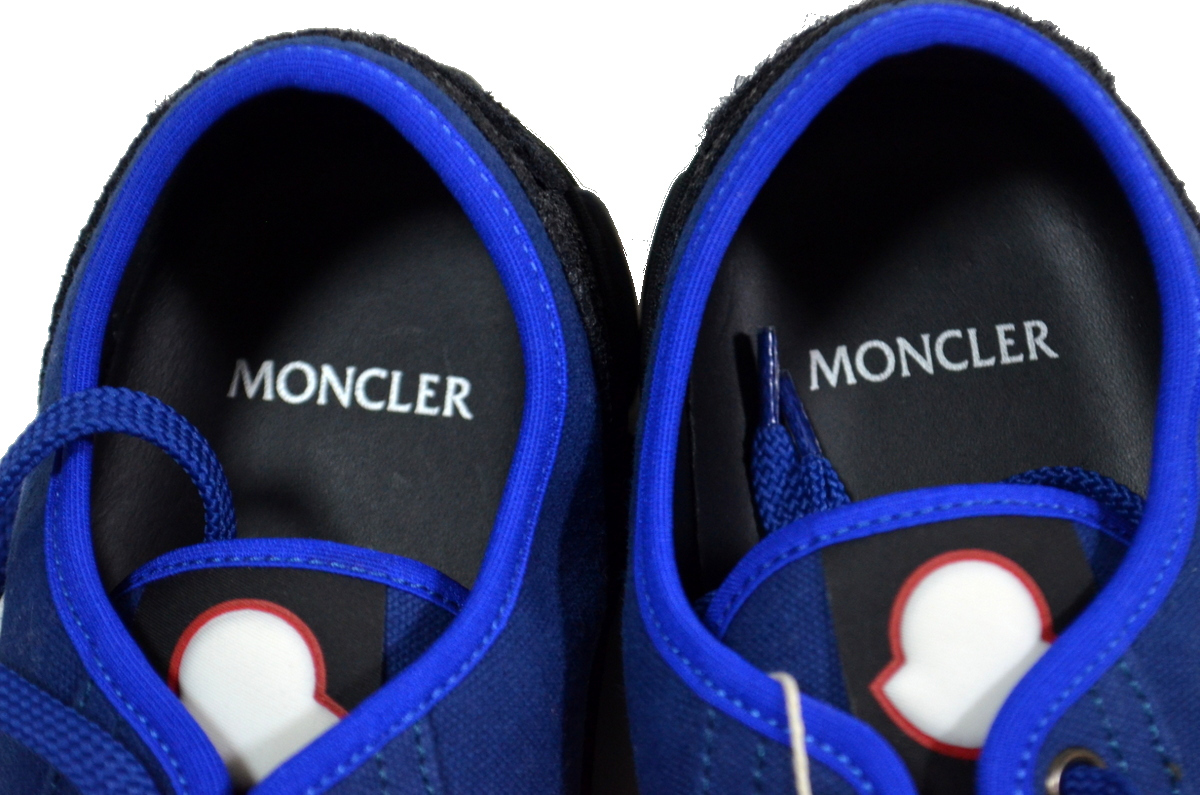 未使用品 新品級 化粧箱付 MONCLER モンクレール スニーカー size 40 25cm~25.5cm程度 メンズ カジュアルに 靴 ローカット オールシーズン_画像6