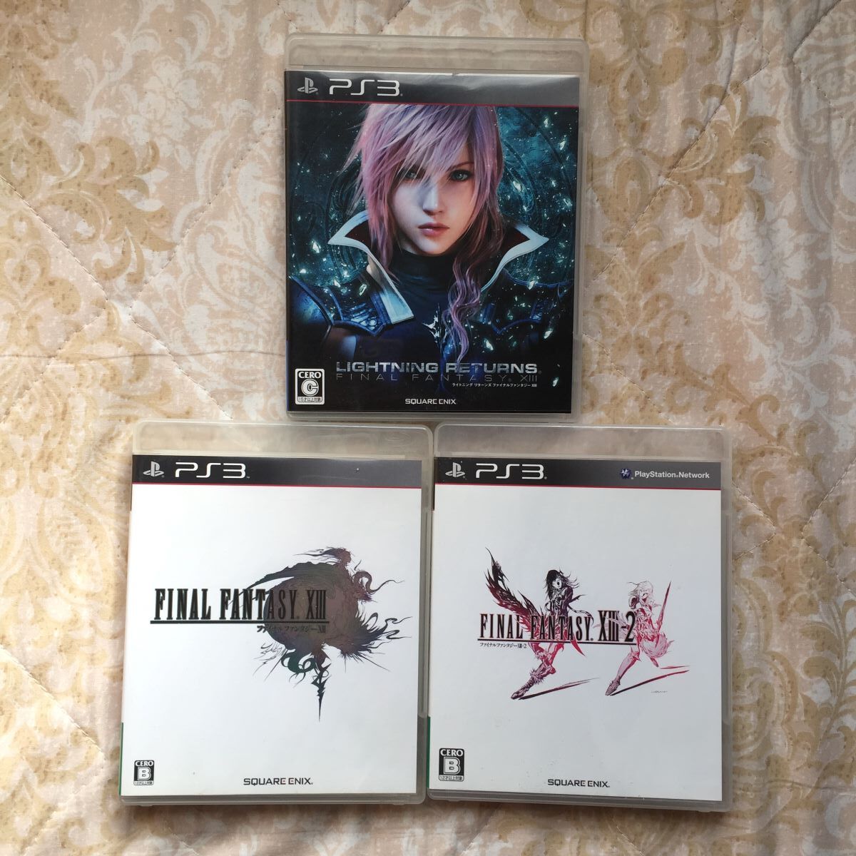 【翌日発送】【PS3】【FF13/FF XIII】「ファイナルファンタジー13/XIII」,「XIII-2」,「ライトニング リターンズ」シリーズ３本セット_画像1