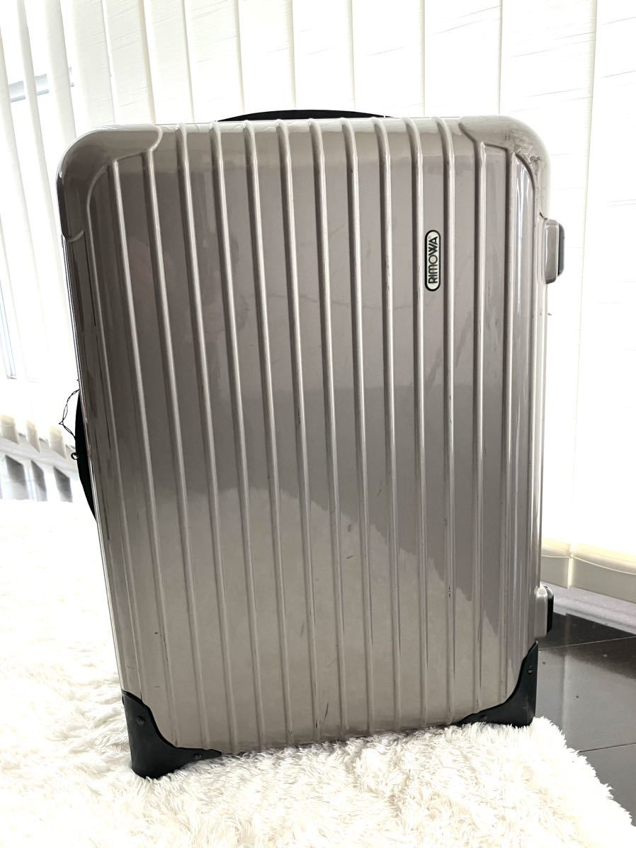 RIMOWA　SALSA リモワ　二輪　サルサ キャリーケース　機内持ち込みOK　スーツケース　シルバー　グレー_画像8