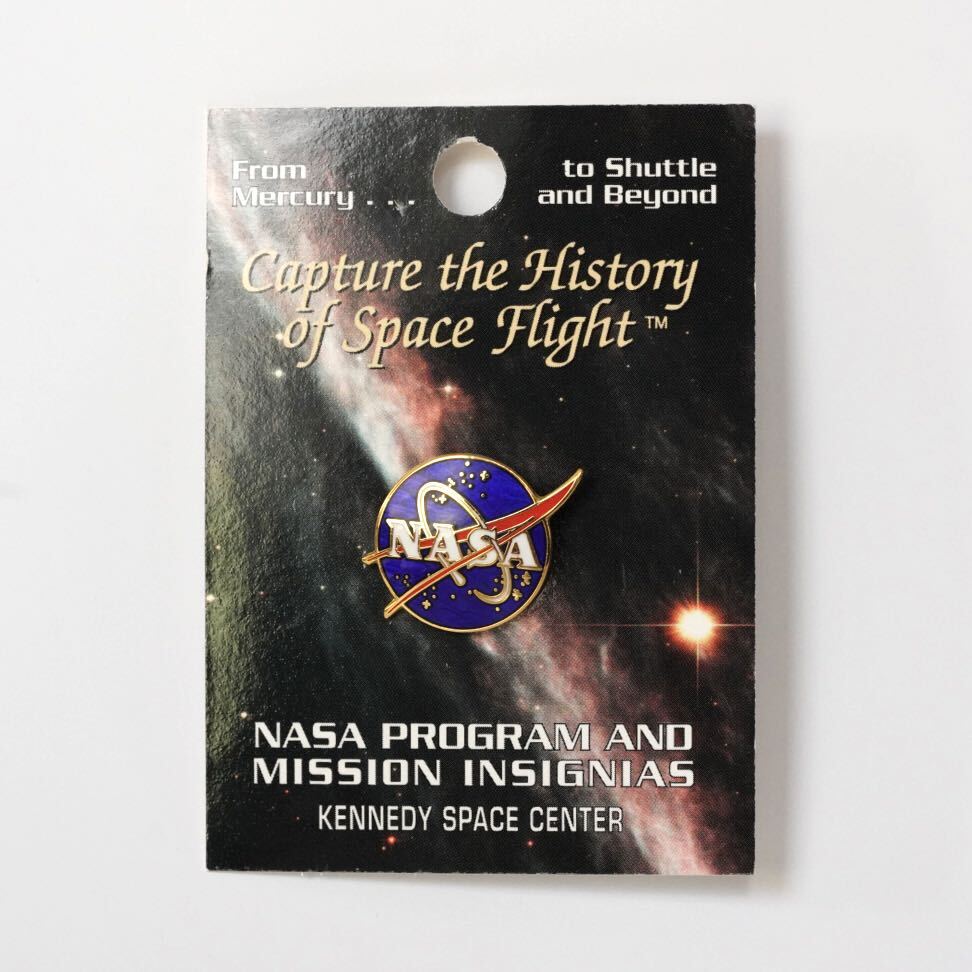 NASA ピンバッジ 新品　未使用　台紙付き_画像2