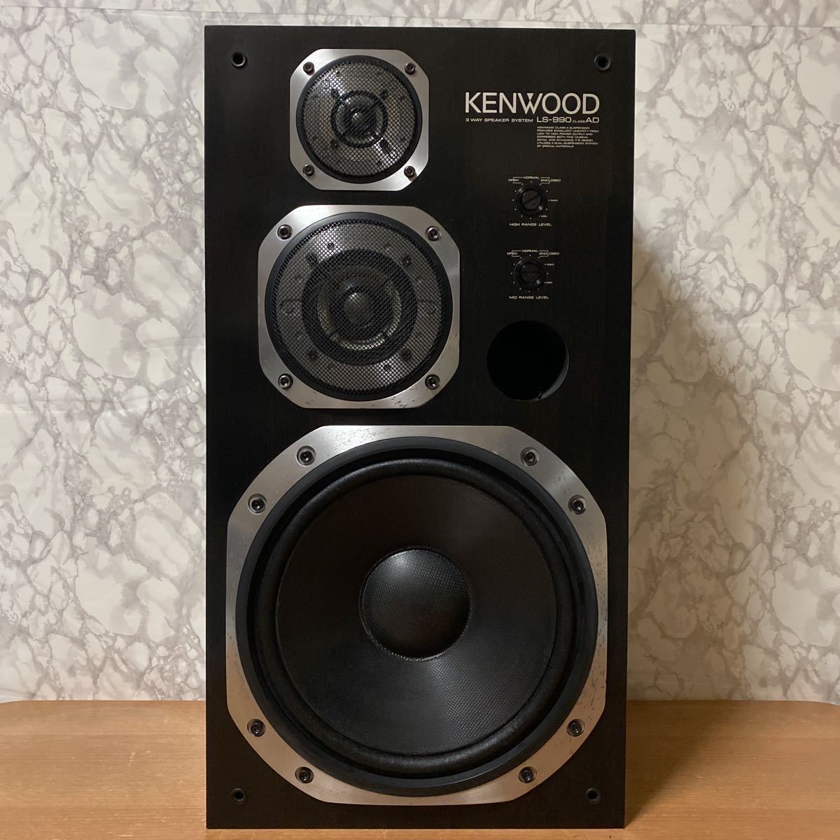 KENWOOD LS-990A LS-990D LS-990AD LS-990HG 用 NEW クロス エッジ ブラック 2枚 実機装着確認済み！_画像2