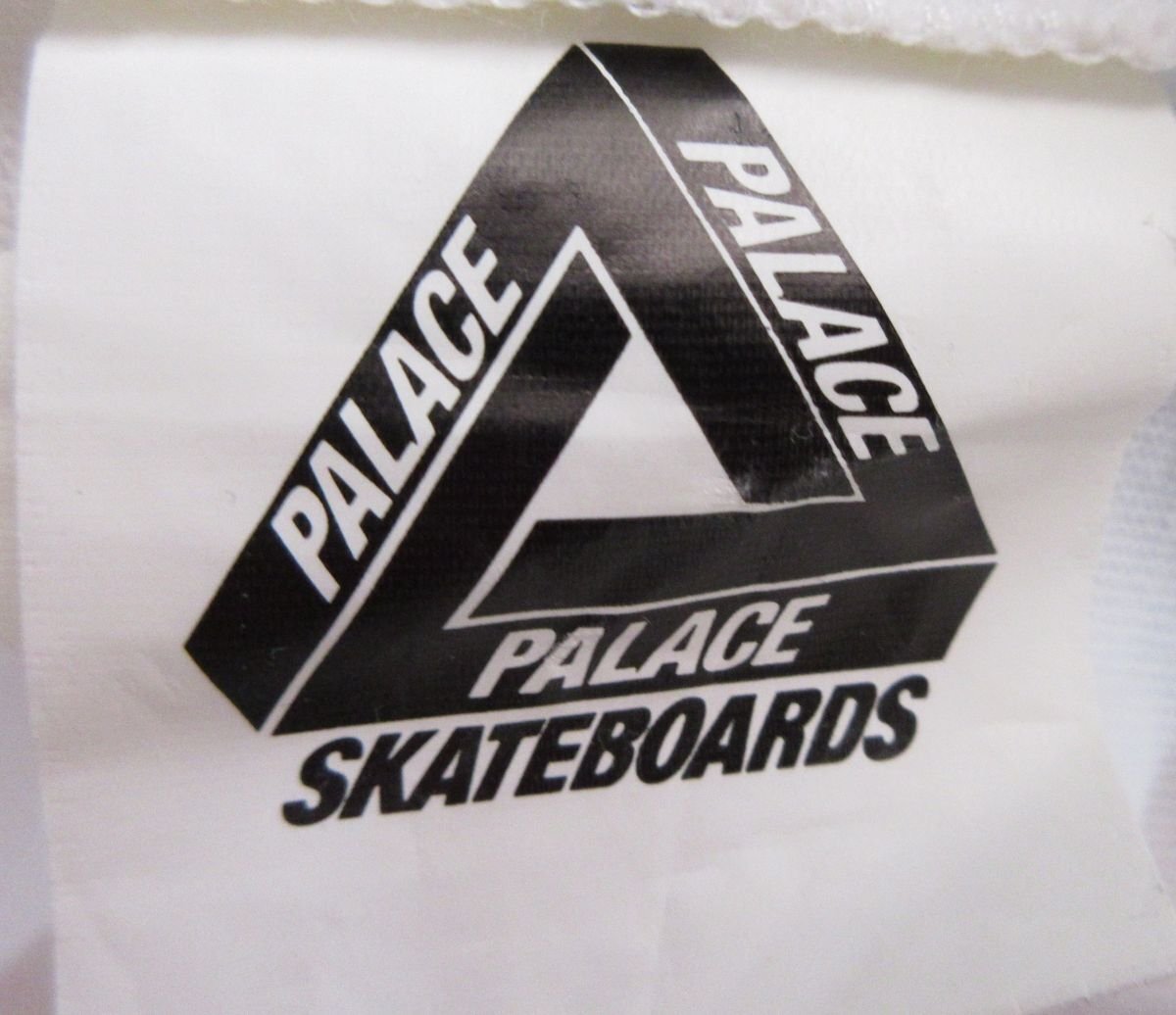 美品 PALACE パレス M-ZONE MUTANT RIPPER クルーネック 両面プリント 半袖 Tシャツ カットソー L ホワイト×マルチカラーの画像5