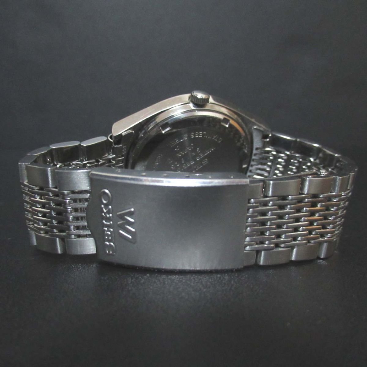 美品 SEIKO セイコー ロードマチック 23石 オートマチック 自動巻き メンズウォッチ 腕時計 5606-7072 ディープブルー文字盤_画像5