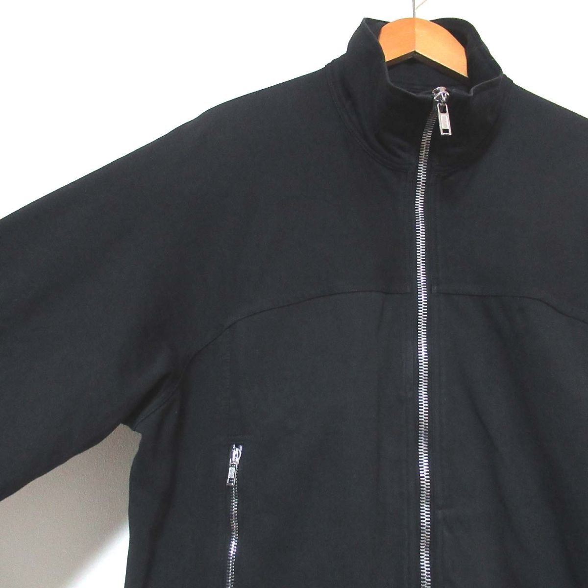 美品 20SS Rick Owens リックオウエンス Zip Front Track Jacket ジップアップ トラックジャケット RU20S7289-BA XSサイズ ブラック_画像3