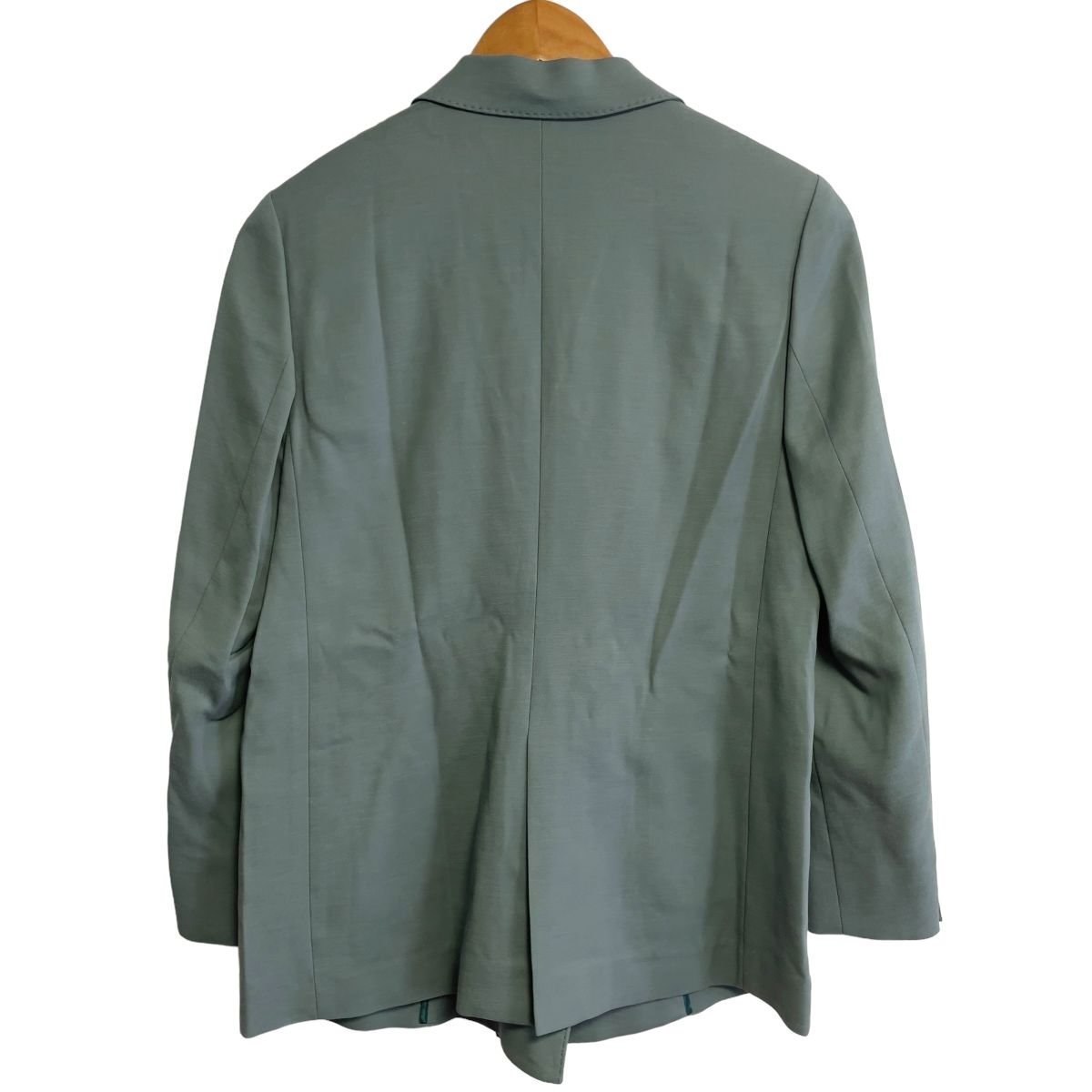 неиспользуемый  22AW TOMORROWLAND collection ... Roland  ... стрейч   двойной  ... отдых   пиджак  36  зеленый ◆