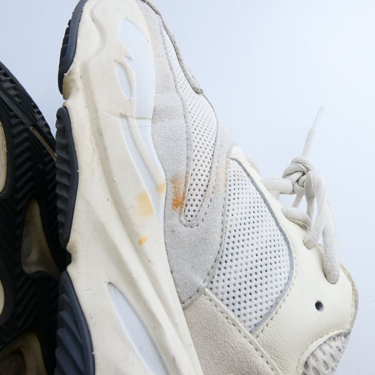 良品 19SS adidas YEEZY BOOST 700 ANALOG アディダス イージーブースト スニーカー EG7596 23.5㎝ アイボリー 302の画像10