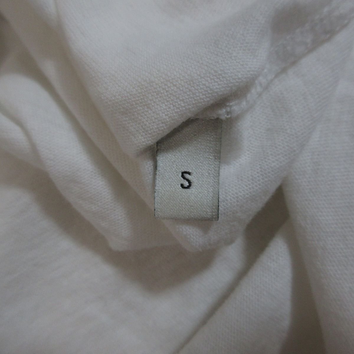 ほぼ美品 GUCCI グッチ ロゴプリント 半袖 Tシャツ カットソー S ホワイトの画像5