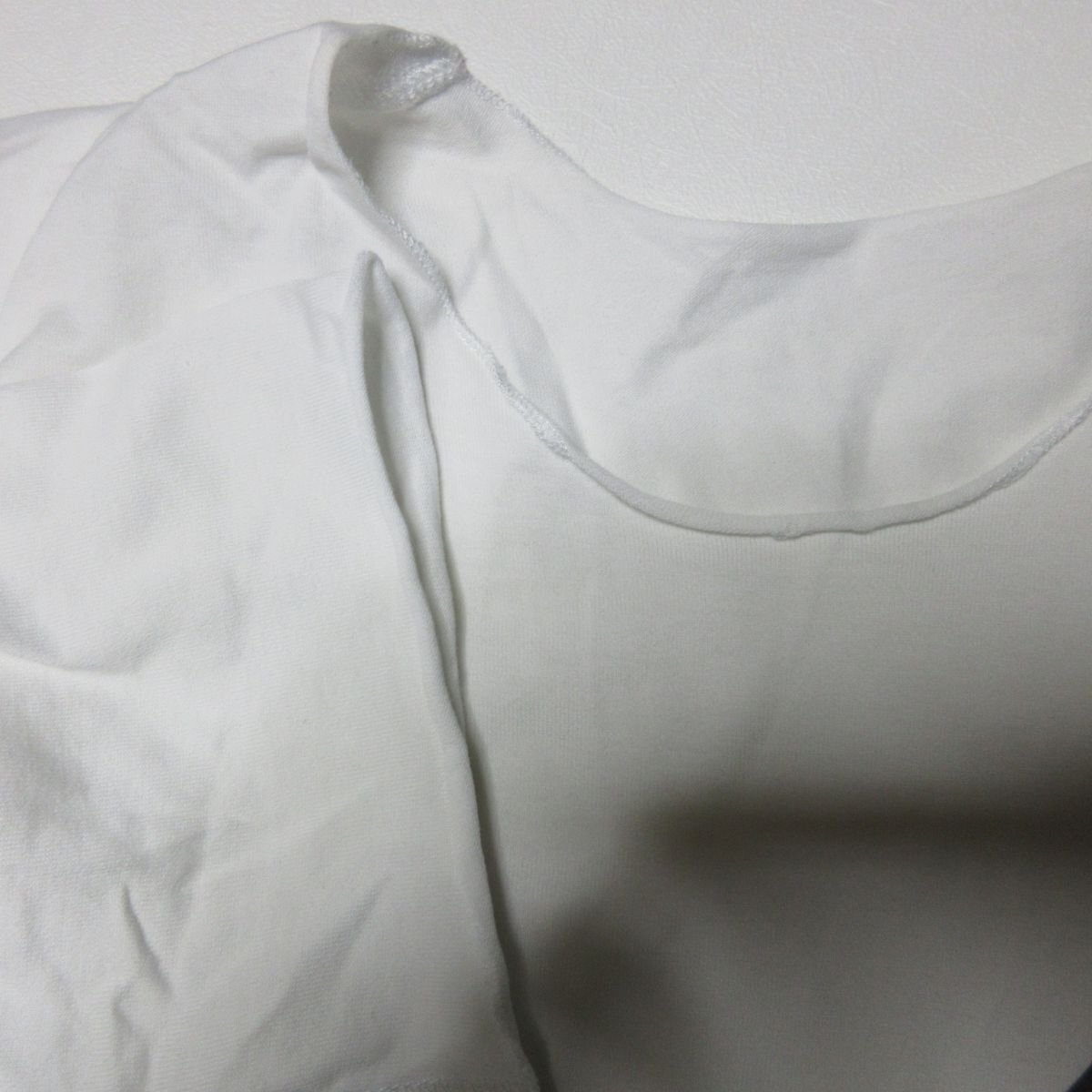 美品 lucien pellat-finet ルシアンペラフィネ スカルプリント クルーネック 半袖 Tシャツ カットソー S ホワイト ◆_画像3