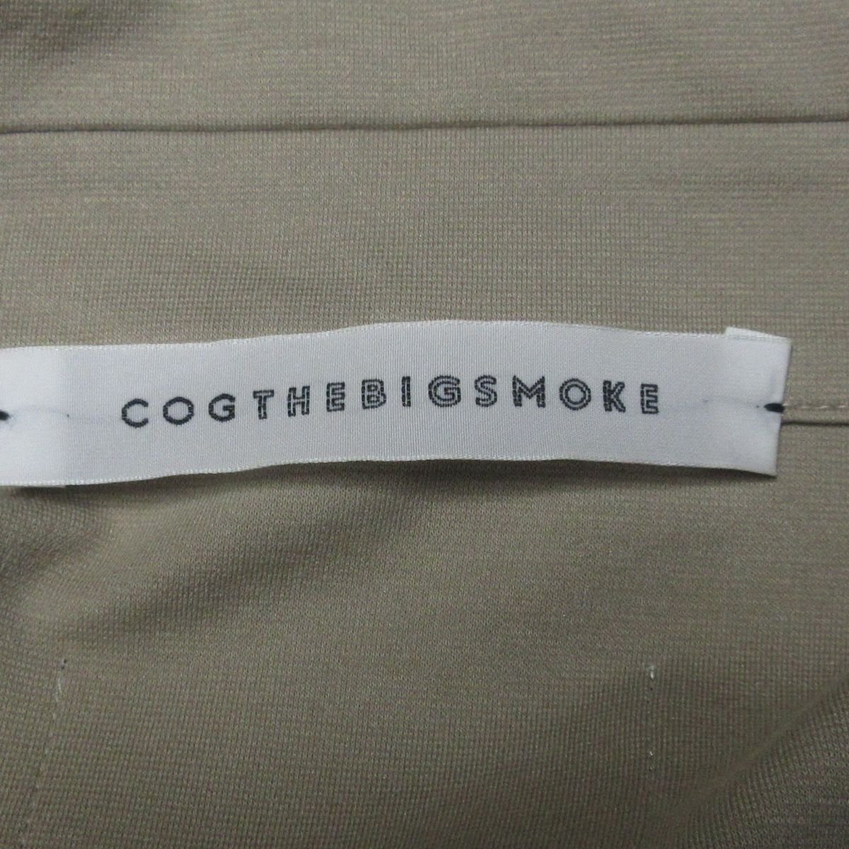  beautiful goods COGTHEBIGSMOKE Cogu The big smoked front open stretch BOX jacket 4 beige *