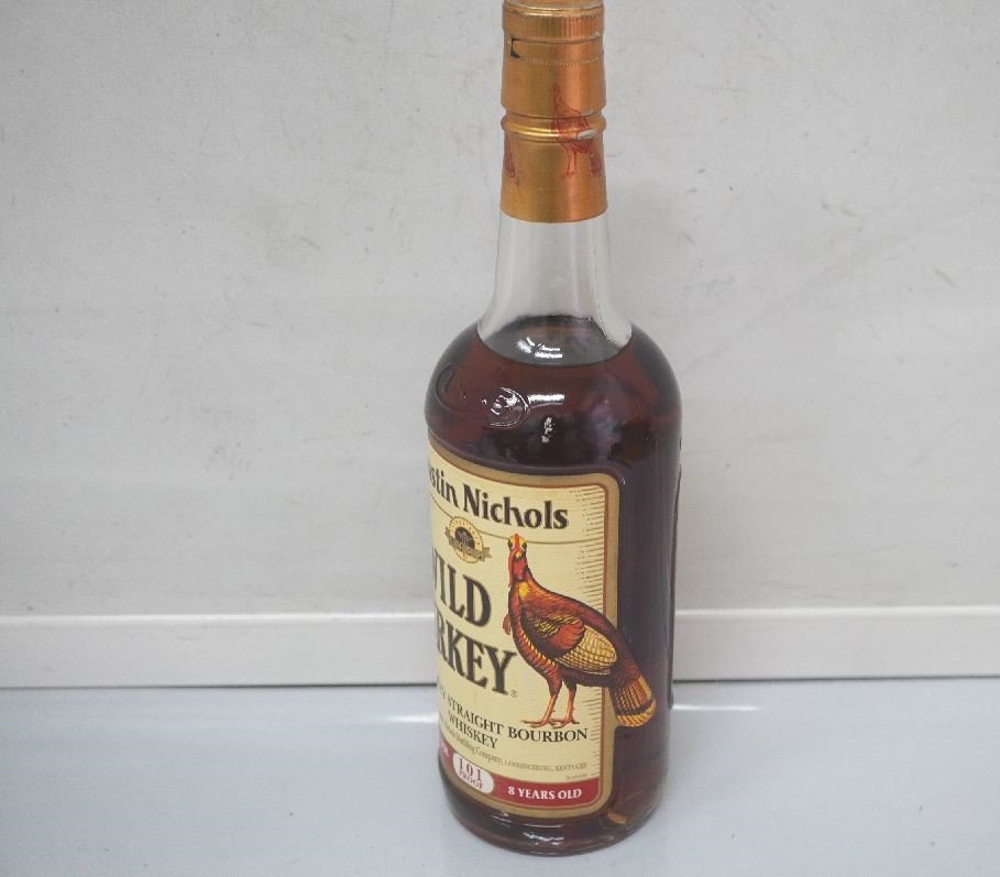 S2-16 未開栓 WILD TURKEY 8YEARS OLD 101PROOF ワイルドターキー 8年 1855年 101プルーフ 750ml 50.5％ 古酒_画像2