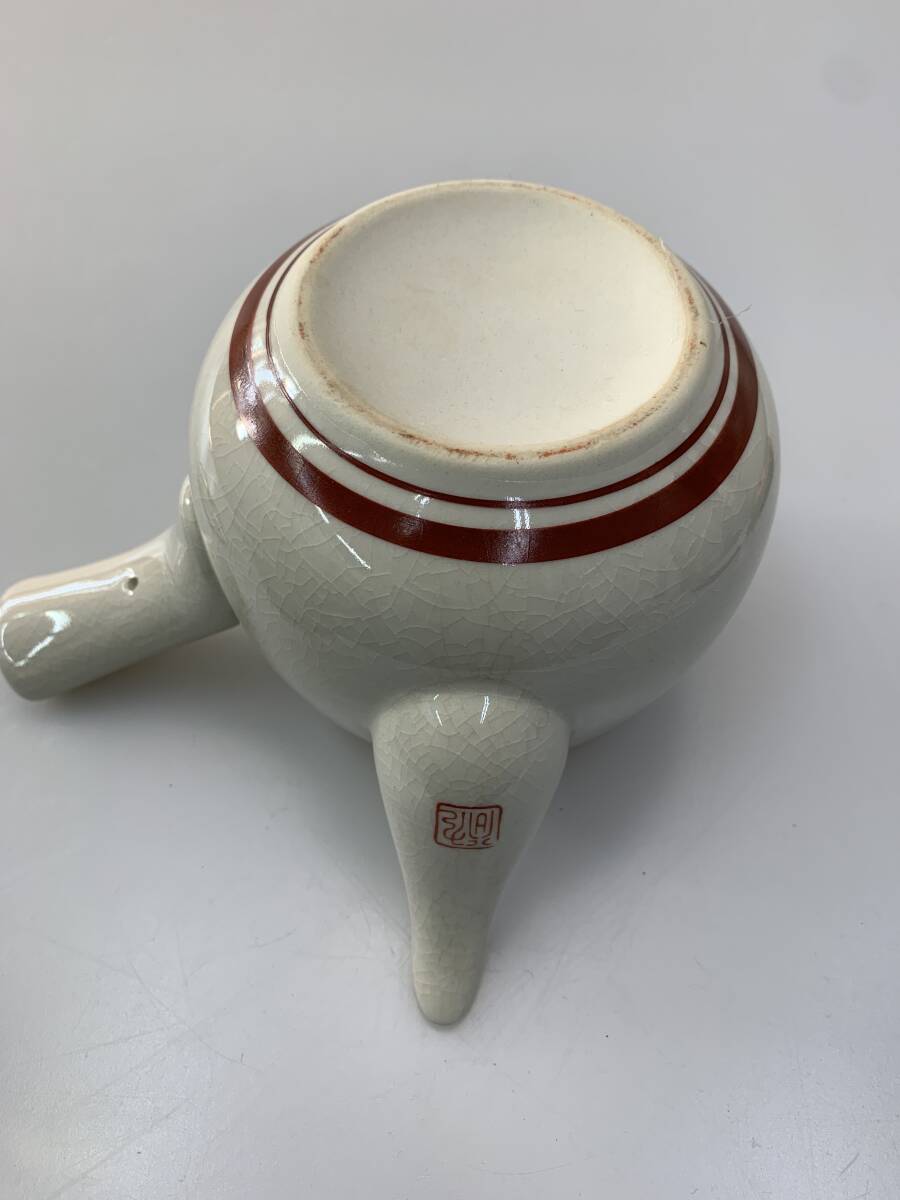 K3665　九谷焼　茶器セット　急須　湯呑み　花　陶器　伝統工芸_画像10