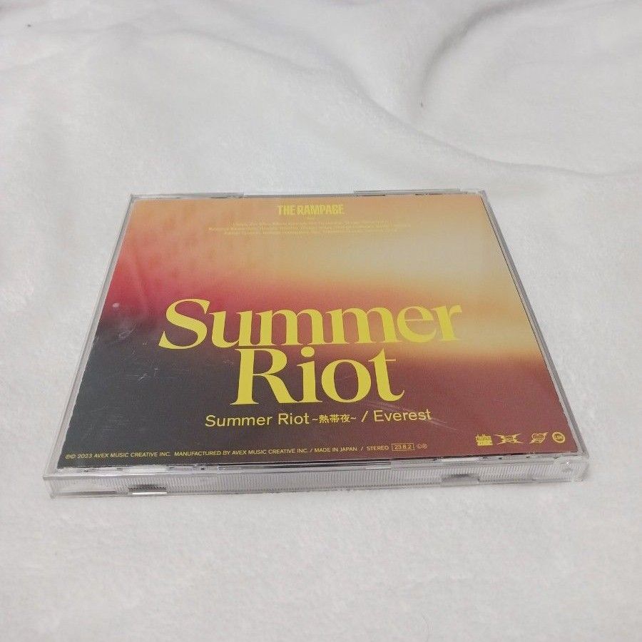 THE RAMPAGE 　CD　summer riot 　エベレスト