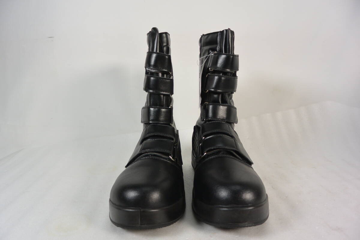 [C1616] 新品 黒豹高所用半長マジック安全靴 ＺＡ-08 ブラック 26.0cm _画像3