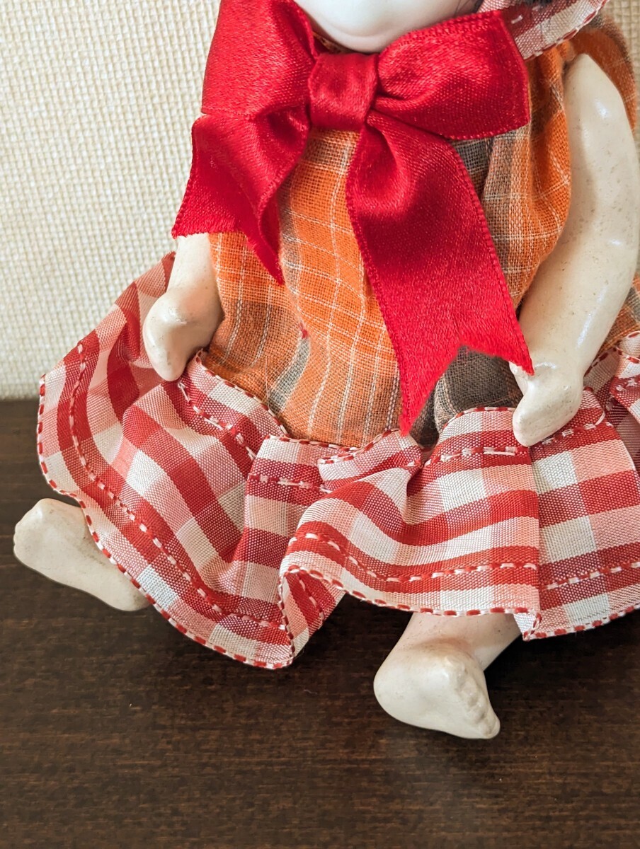 サクラビスク 酒井 サカイ 検索→市松人形文化人形昭和レトロ大正戦前玩具サクラビスクドール_画像5
