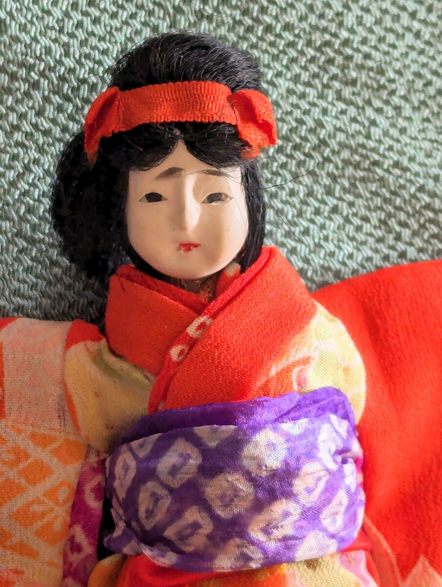 大正時代 豆市松人形 検索→戦前昭和レトロ文化人形サクラビスク骨董玩具_画像2