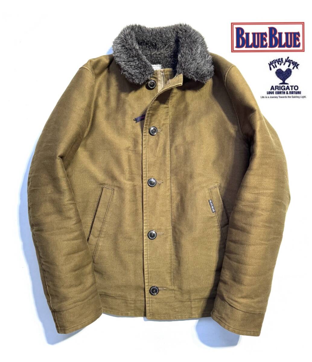 名作【定価4.1万】BLUE BLUE ブルーブルー N-1 デッキジャケット 名作【定価4.1万】BLUE BLUE ブルーブルー N-1 デッキジャケット