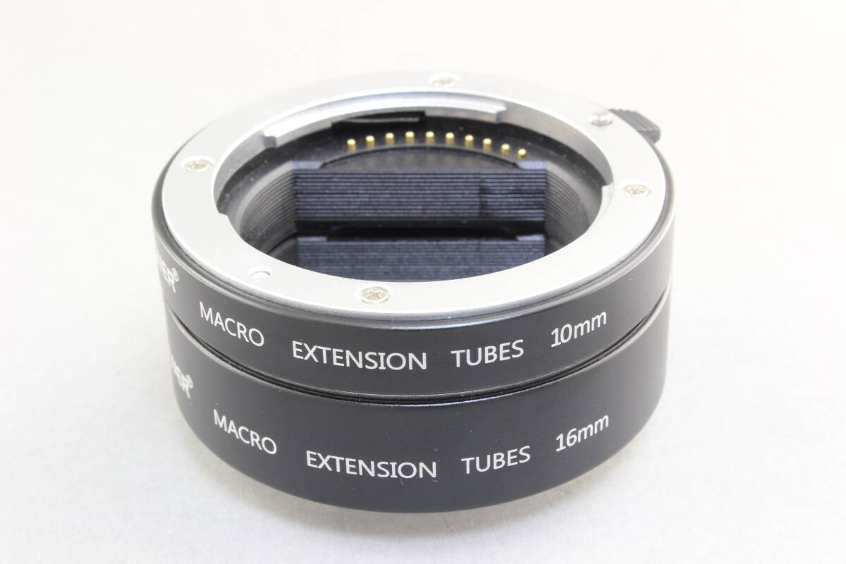 AA (新品同様) NEEWER MACRO EXTENSION TUBES 10mm 16mm セット SONY E用 初期不良返品無料_画像2