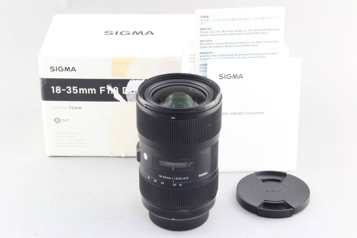 B (並品) SIGMA シグマ Art 18-35mm F1.8 DC HSM PENTAX用 光学美品 初期不良返品無料_画像1