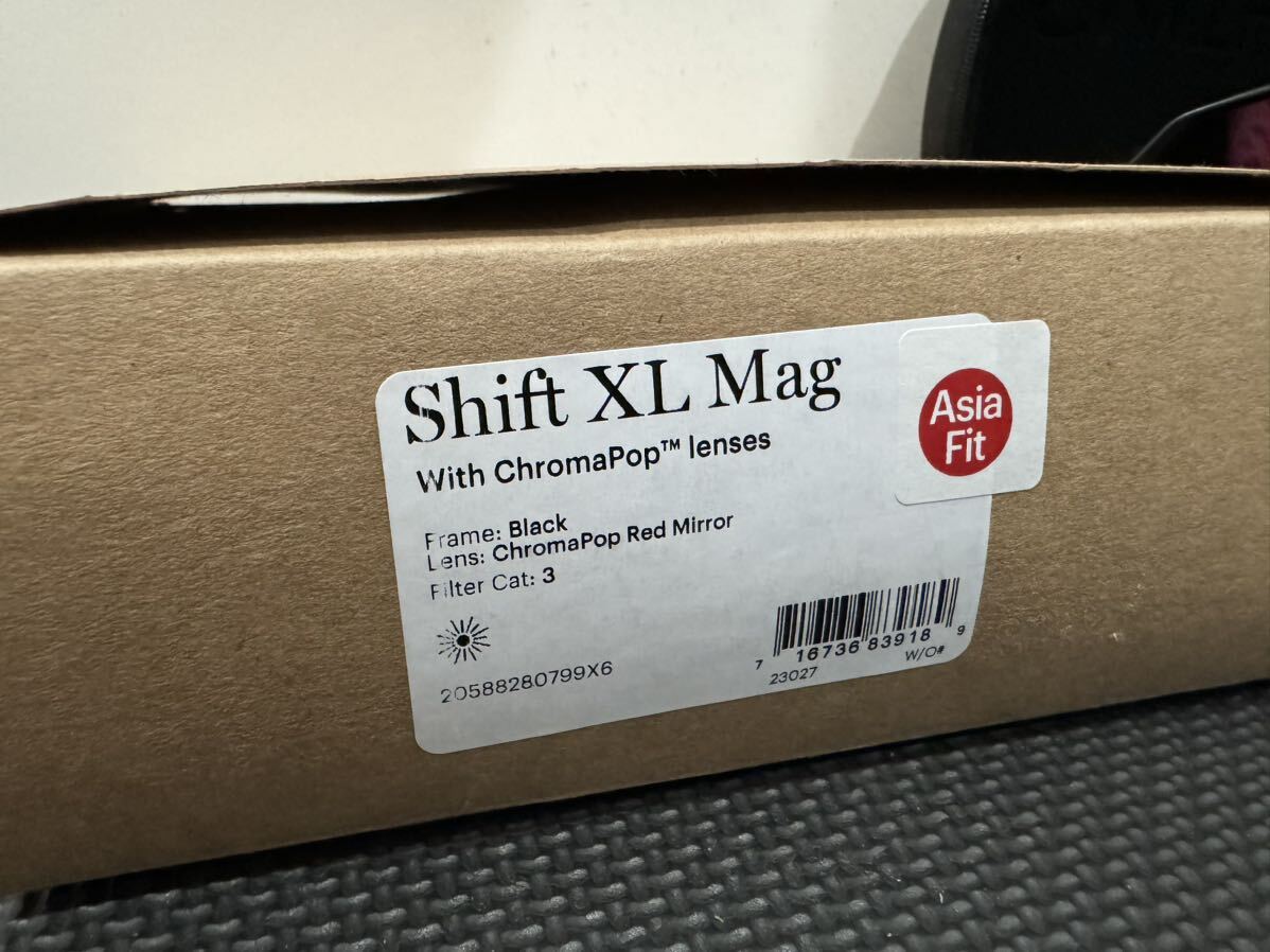 ［新品未使用］SMITH スミス Shift XL MAG Asia Fit | Frame:Black | Lens:CP-Red Mirror & Clear サングラス_画像5