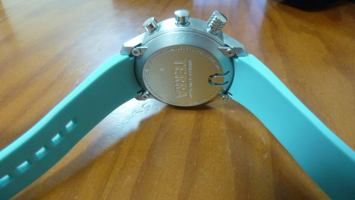 SUUNTO ELEMENTUM TERRA Suunto ere men tam tera turquoise rubber belt attaching beautiful goods 