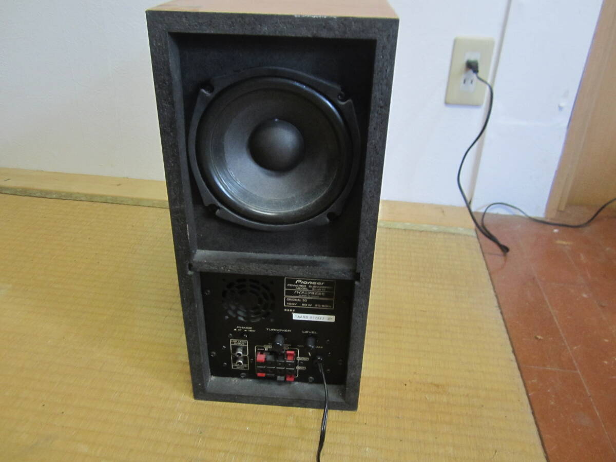 パイオニア　スピーカー　S-W11　PUWERED SUBWOOFER_画像6