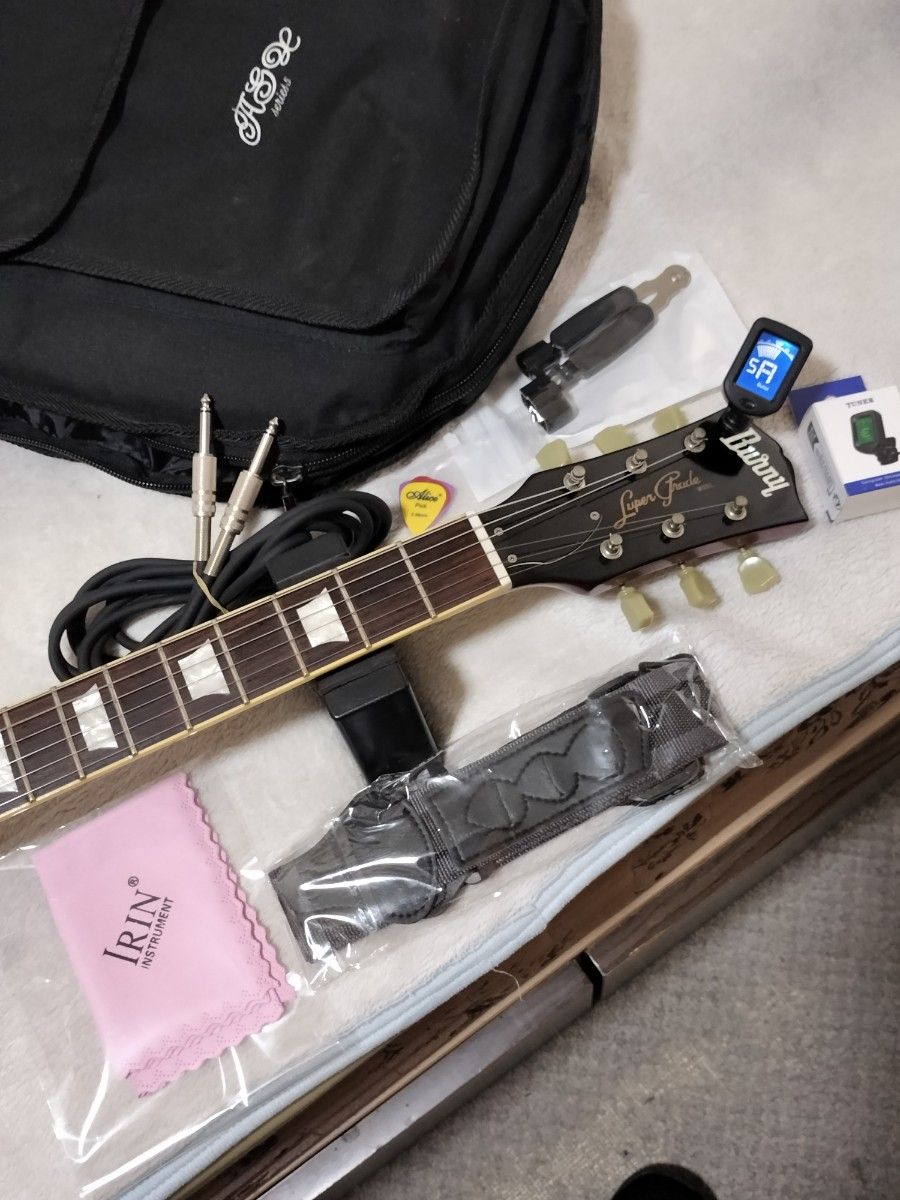 フェルナンデス バーニー 薄型レスポール ケース、スタンドセット フェルナンデスバーニー薄型レスポールケース、スタンドセット