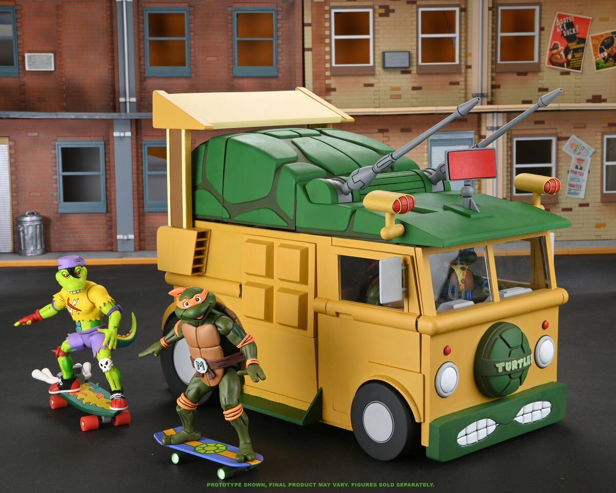 NECA ネカ The Turtle Van タートルバン タートルズ TMNT 未開封 乗り物_画像9