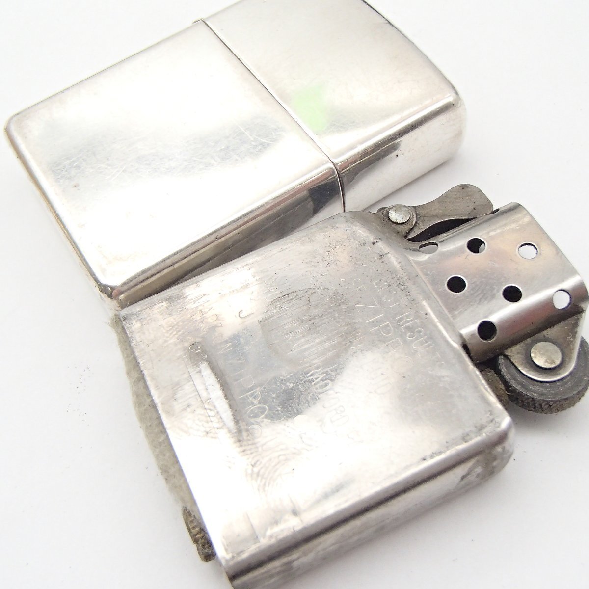 ◎ZIPPO ジッポ /STERLING スターリング 2002/ ライター 着火未確認 喫煙グッズ◎HKの画像6