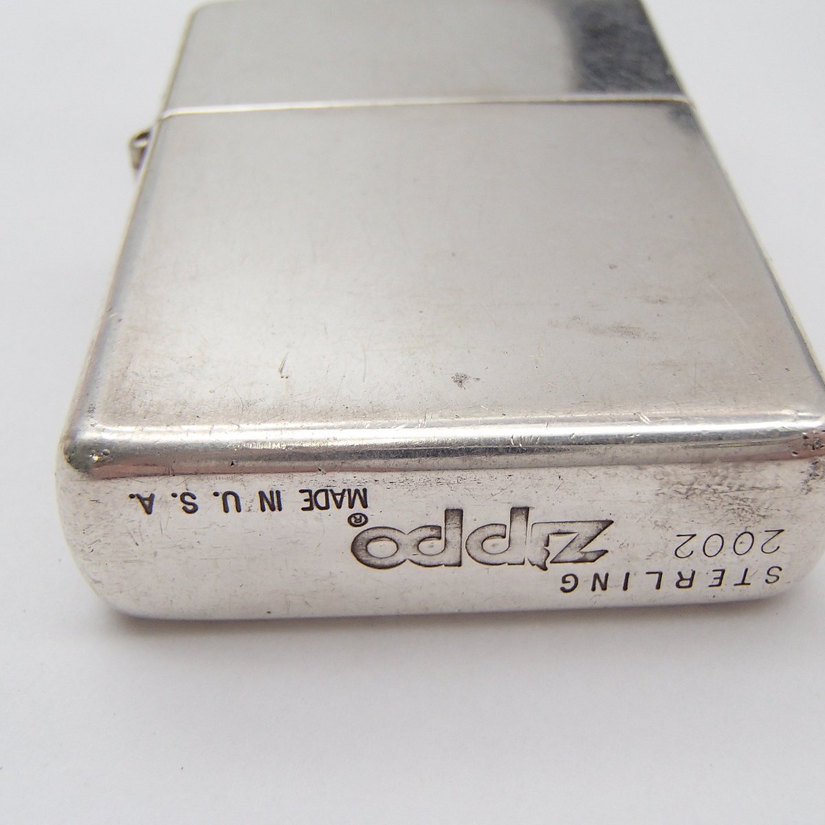 ◎ZIPPO ジッポ /STERLING スターリング 2002/ ライター 着火未確認 喫煙グッズ◎HKの画像2