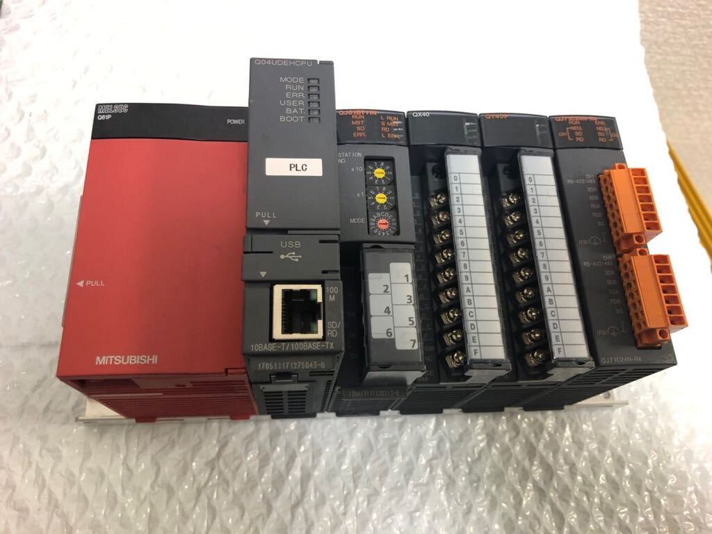 三菱シーケンサ Q35B/Q61P/Q04UDEHCPU/QJ61BT11N/QX40/QY40P 三菱シーケンサ Q35B/Q61P/Q04UDEHCPU/QJ61BT11N/QX40/QY40P