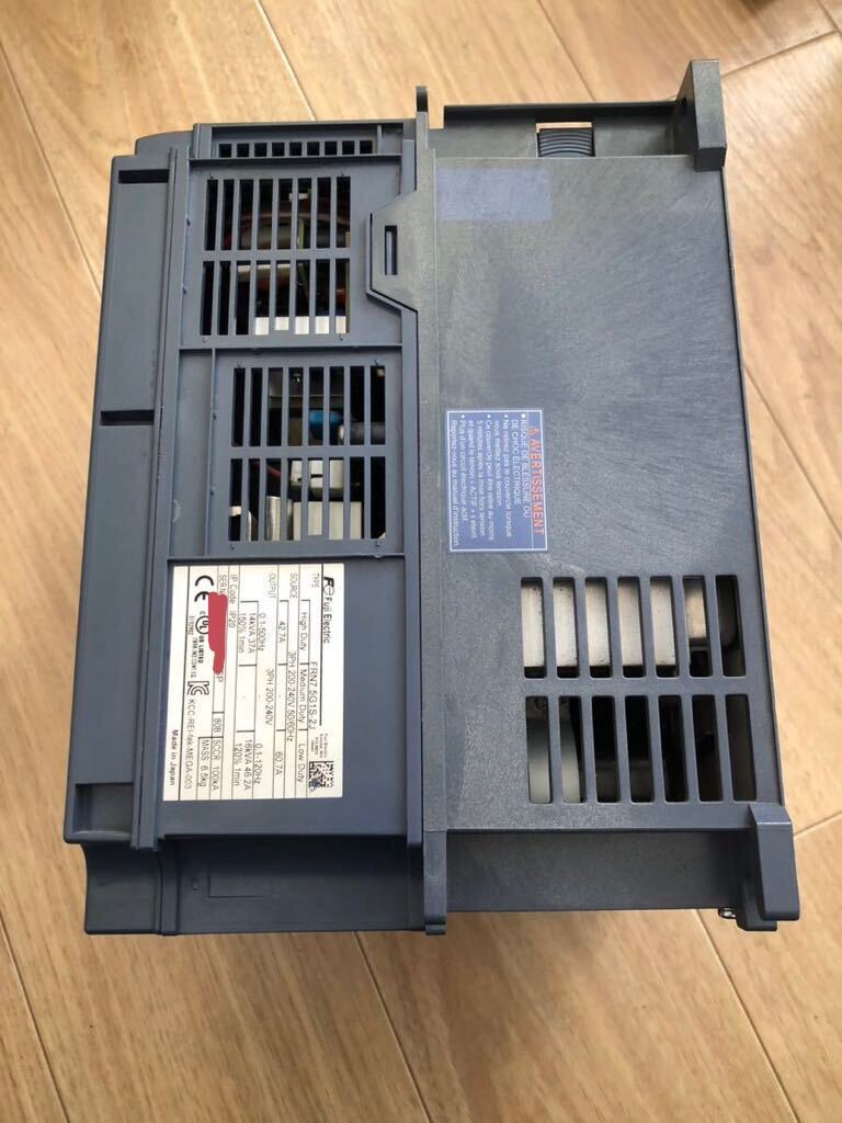 中古美品富士電機インバーター FRN7 5G1S-2J動作保証[インボイス 中古美品富士電機インバーター FRN7 5G1S-2J動作保証[インボイス