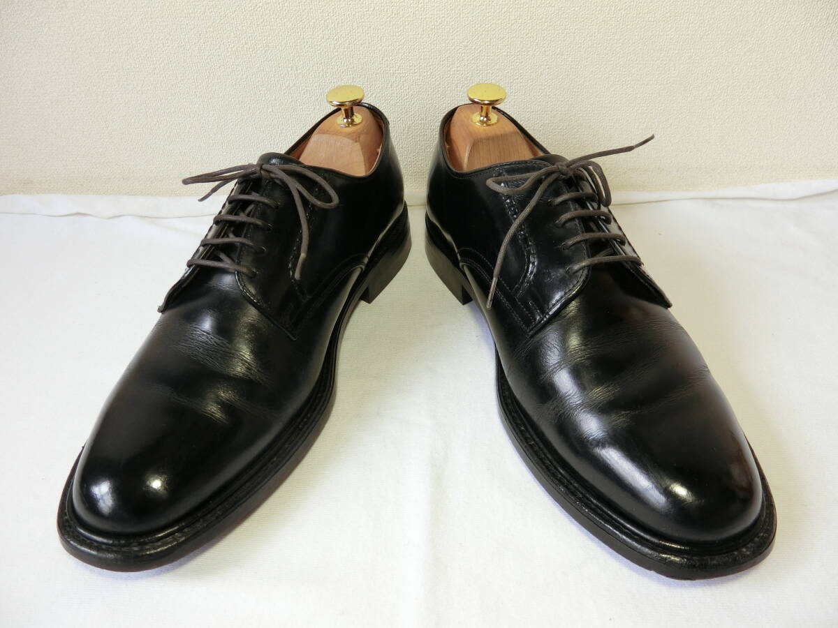 REGAL リーガル 25㎝ レザーシューズ 2504 革靴 黒 プレーントゥの画像2