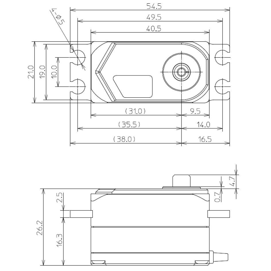 新品 フタバ HPS-CD700 ドリフトカー用 ロープロ サーボ Futaba 双葉  C39