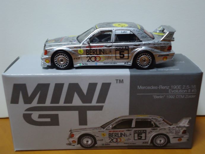 ★MINI GT 1/64　メルセデスベンツ 190E 2.5-16 エボリューションⅡ #5　ベルリン 1992 DTM ゾルダー★_画像3