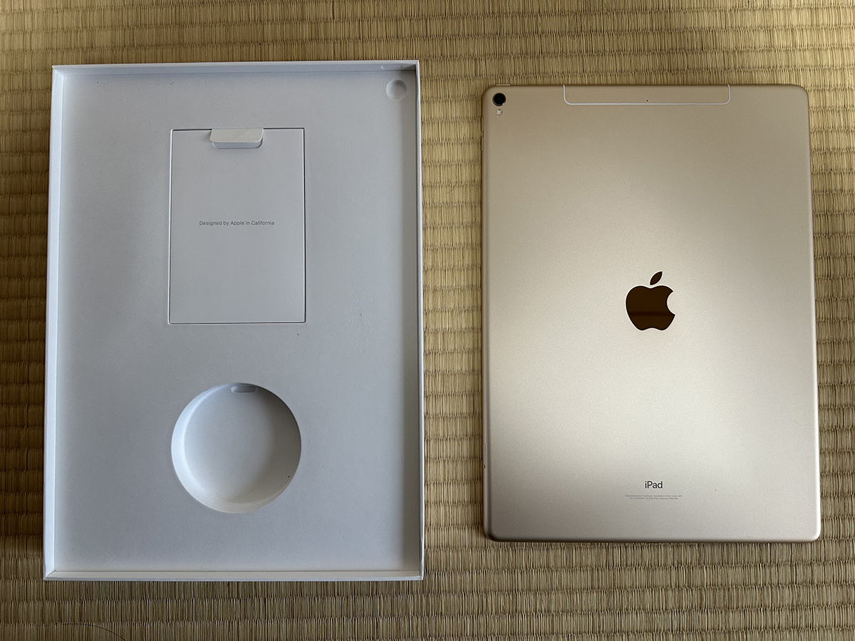 ★中古★ iPad Pro 12.9インチ第2世代 ゴールド　Wi-Fi+Cellular Simフリー 液晶不備　ジャンク_画像2