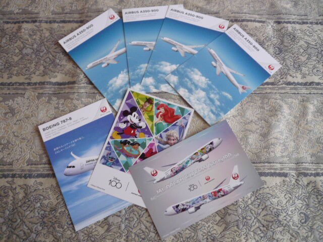 [ редкость * новый товар * не использовался ]JAL JAPAN AIRLINE Japan Air Lines / открытка *JAL DREAM EXPRESS DiSNEY100/ Disney 