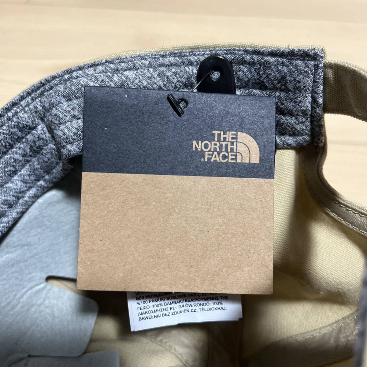 THE NORTH FACE キャップ　ベージュ　ノースフェイス　ロゴキャップ_画像7